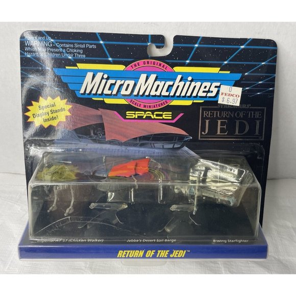 Vintage Micro Machines (1993) Space Star Wars Return Of The Jedi Action Figures
